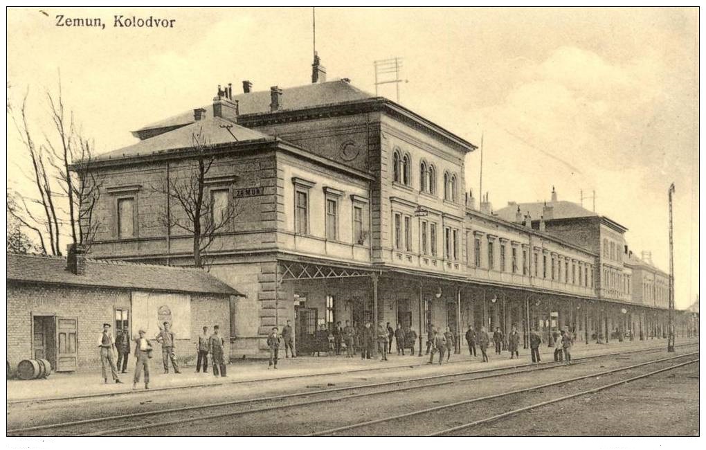 Main railway station in Zemun